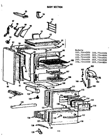 Body section