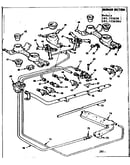Burner section