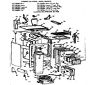 Kenmore 1037685800 body section diagram