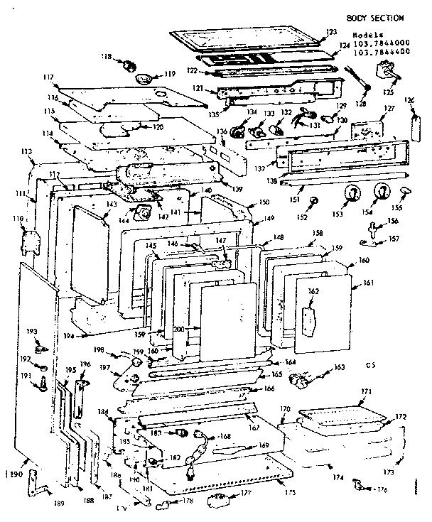 Body section