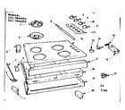 Kenmore 1037844404 maintop and body section diagram