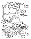 Burner section