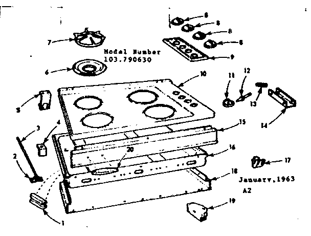 Maintop and body section