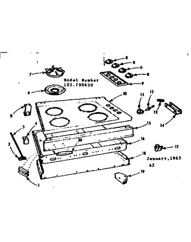 Maintop and body section