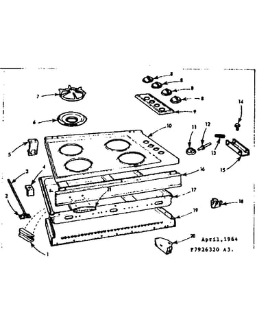 Maintop and body section
