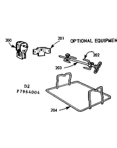 Opt. rotisserie kit