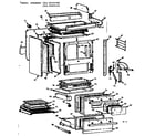Kenmore 1039466400 body section diagram