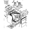 Kenmore 1199206550 body section diagram