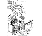 Kenmore 1199296480 body section diagram