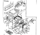Kenmore 1199616400 body section diagram
