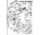 Kenmore 1106307801 machine sub-assembly diagram