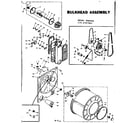 Kenmore 1106307801 bulkhead assembly diagram