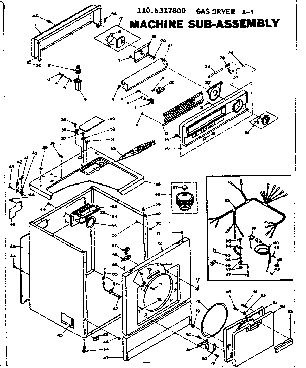 MACHINE SUB-ASSEMBLY