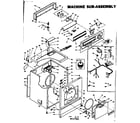 Kenmore 1106317801 machine sub-assembly diagram