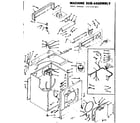 Kenmore 1106317803 machine sub-assembly diagram