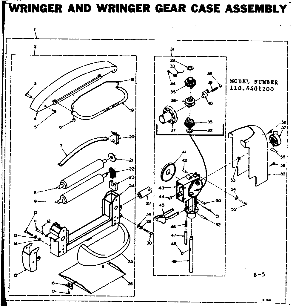 WRINGER GEAR CASE