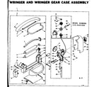 Kenmore 1106401200 wringer gear case diagram
