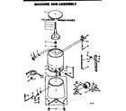 Kenmore 1106401400 machine sub-assembly diagram
