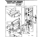 Kenmore 1106402300 wringer gear case diagram