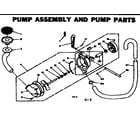 Kenmore 1106402300 pump assembly diagram
