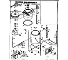 Kenmore 1106402500 machine sub-assembly diagram