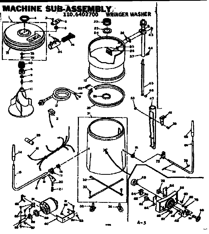 Machine sub-assembly