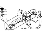 Kenmore 1106402700 pump assembly and pump parts diagram