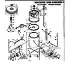 Kenmore 1106402800 machine sub-assembly diagram