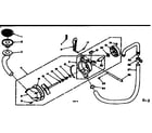 Kenmore 1106402810 pump assembly and pump parts diagram