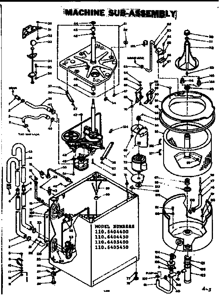 Machine sub-assembly