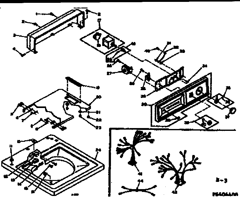 Top and console assembly
