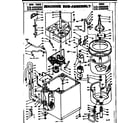 Kenmore 1106404500 machine sub-assembly diagram