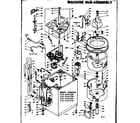 Kenmore 1106405700 machine sub-assembly diagram