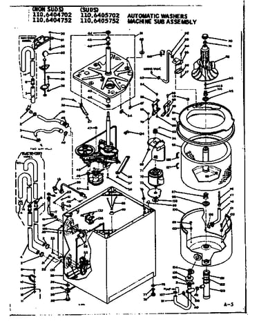 Machine sub assembly
