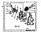 Kenmore 1106405752 two way valve assembly diagram