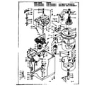 Kenmore 1106405851 machine sub-assembly diagram