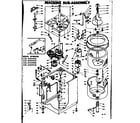 Kenmore 1106405900 machine sub-assembly diagram