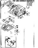 Top and console assembly