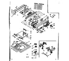 Kenmore 1106404951 top and console assembly diagram