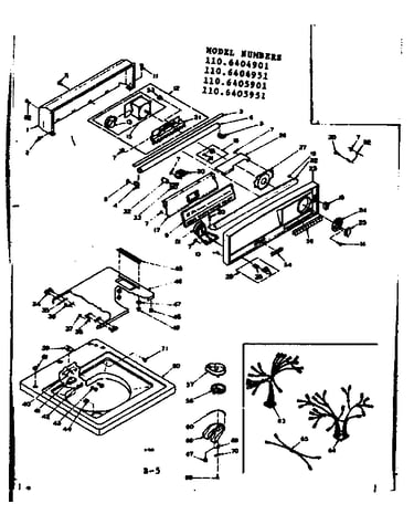 Top and console assembly