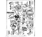 Kenmore 1106404902 machine sub assembly diagram