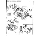Kenmore 1106404980 top and console diagram