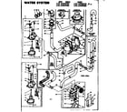 Kenmore 1106404980 water system diagram