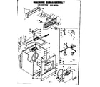 Kenmore 1106407500 machine sub assembly diagram