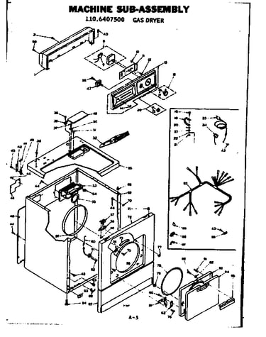 Machine sub assembly