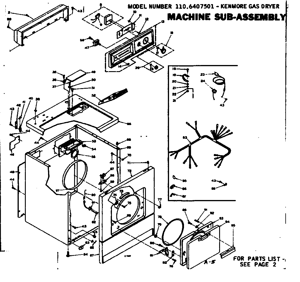 MACHINE SUB-ASSEMBLY