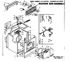 Kenmore 1106407501 machine sub-assembly diagram