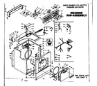 Kenmore 1106407701 machine sub-assembly diagram
