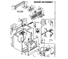 Kenmore 1106407702 machine sub-assembly diagram
