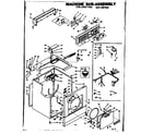 Kenmore 1106407740 machine sub-assembly diagram